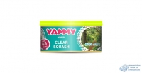 Ароматизатор Yammy Clear Squash с растительным наполнителем, на торпедо баночка 42 гр.