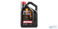 Масло моторное MOTUL 8100 X-clean 5W40 SM/CF синтетическое, универсальное 5л
