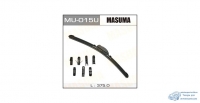 Щетка стеклоочистителя Masuma 375мм (15) бескаркасная, с графитовым напылением, 1 шт
