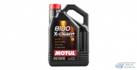 Масло моторное MOTUL 8100 X-clean 5W30 SM/CF синтетическое, универсальное 5л
