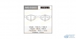 Колодки дисковые Masuma //D3114-01