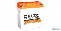 Аккумулятор для мото Delta AGM 5 Ач, CCA 65A, 120*61*129
