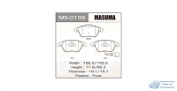Колодки дисковые MASUMA VOLKSWAGEN/PASSAT, TOURAN/V1400, V1600, V1800, V2000 front (1/6)