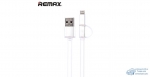 Кабель ReMax AURORA High speed microUSB/iPhone5 White