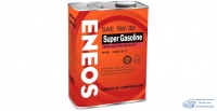 Масло моторное Eneos Gasoline SUPER 5w30 SL полусинтетическое, для бензинового двигателя 4л