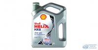 Масло моторное Shell HELIX HX8 5W40 SN/CF синтетическое, универсальное 4л